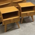 Pair of Kohinoor nightstands redone Wheat