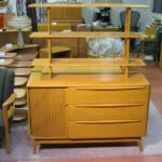 48" custom divider top  in Wheat on  Tambour buffet