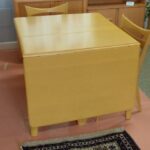 M166 gateleg drop leaf table refinished Wheat
