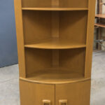 Corner Cabinet redone Wheat