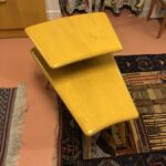 Wedge-end table redone Wheat
