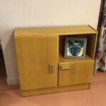 C2929 Compatment Bookcase redone Wheat