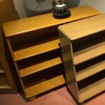 Straight bookcase redone Wheat