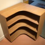 in Excellent original Champagne M322 Corner bookcase