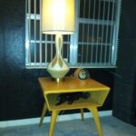 tv-vcr table redone Wheat M364  Lamp table