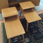 redone Champagne pair m374 end tables
