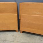 Pair of Champagne Encore 510 twin beds with side rails. Very good/excellent condition.