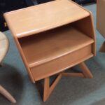 778 Sculptura nightstand redone Champagne