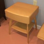 793 Lamp table with drawer redone Champagne $650 20 x 18 x 25 high