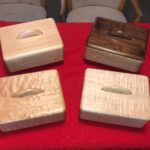 Quilted Maple Curly Mapleeft) Walnut top of Sycamore box