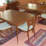 dining suite in factory Walnut   excellent condition
