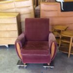 sold chair in original mohair but needs to be completely redone