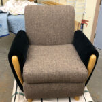 completely redone sold club-chair