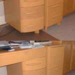 faux 4 drawer with the 2 drawer prototype 4 drawer/2 drawer comparison