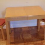 table and chairs redone Wheat
