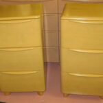 redone Wheat Pair of M528 Pier cabinets