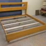 with headboard cutout King Dog in Wheat