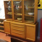 $2800  hold M1547 Triple Crown China on M1543 credenza in original excellent Wheat