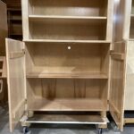 adjustable shelf below