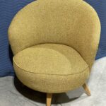 Very rare. Previously reupholstered.