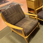 chair is 29 wide x 34 deep x 29 high. Recently totally redone.