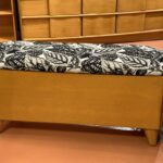 Refinished Wheat and reupholstered