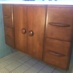 This vanity was styled using the design of the 3709 buffet in the next pic.