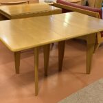 M166 drop leaf table. 60 x 36 with both leaves up.