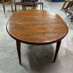 48 x 62 with 14" leaf. This will be $1800 refinished.