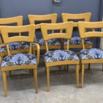 Dogbones refinished in Wheat and new fabric
