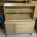 buffet is 50 x 18 x 32 height with china is 58. $2000 refinished