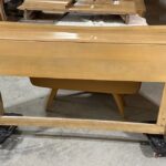 Full size cabinet utility headboard in original Platinum. Very good condition with metal frames. $850 hold