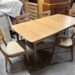 chairs show a lot of wear