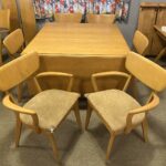 table and 1551 chairs. $1600 with table pads. Table is very good/excellent with two leaves. Chairs overall are very good.