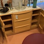 The side cabinet inside dims are:10 1/2 wide x 17 deep x 27 high.